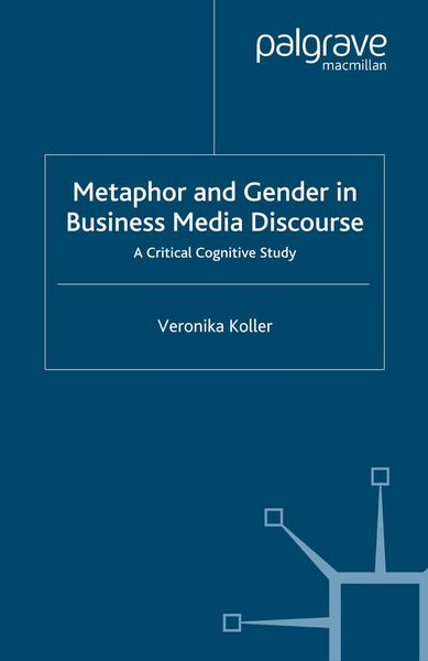 Produktbild: Metaphor and Gender in Business Media Discourse