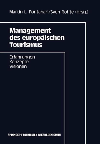 Produktbild: Management des europ&auml;ischen Tourismus