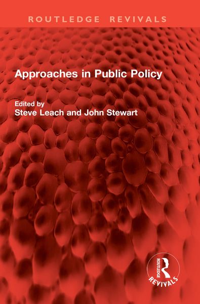 Produktbild: Approaches in Public Policy