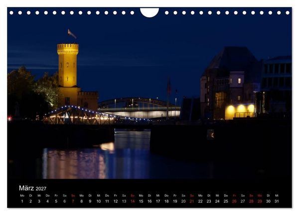 Produktbild: K&ouml;ln bei Nacht (Wandkalender 2027 DIN A4 quer), CALVENDO Monatskalender