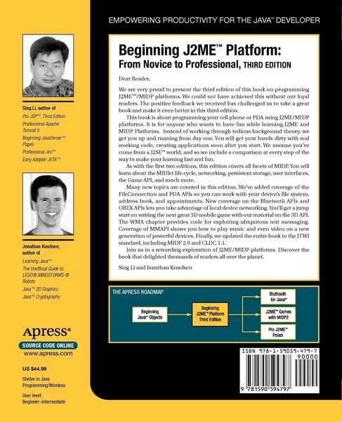 Produktbild: Beginning J2ME