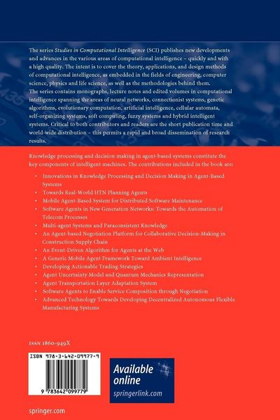 Produktbild: Knowledge Processing and Decision Making in Agent-Based Systems