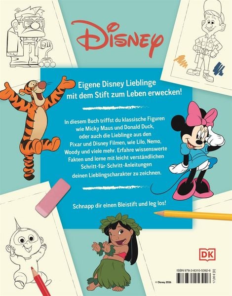 Produktbild: Disney. So zeichnest du deine Lieblingscharaktere