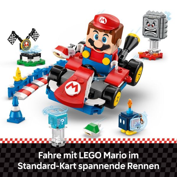 Produktbild: LEGO Super Mario 72043 Mario Kart - Interaktiver LEGO Mario & Standard-Kart