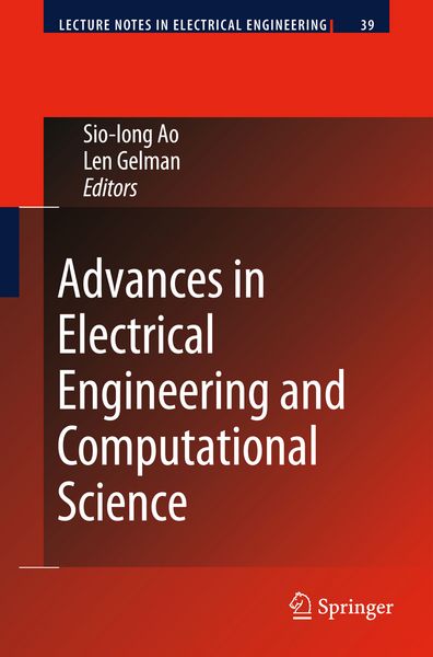 Produktbild: Advances in Electrical Engineering and Computational Science