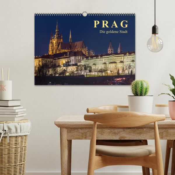 Produktbild: Prag - die goldene Stadt (Wandkalender 2026 DIN A3 quer), CALVENDO Monatskalender