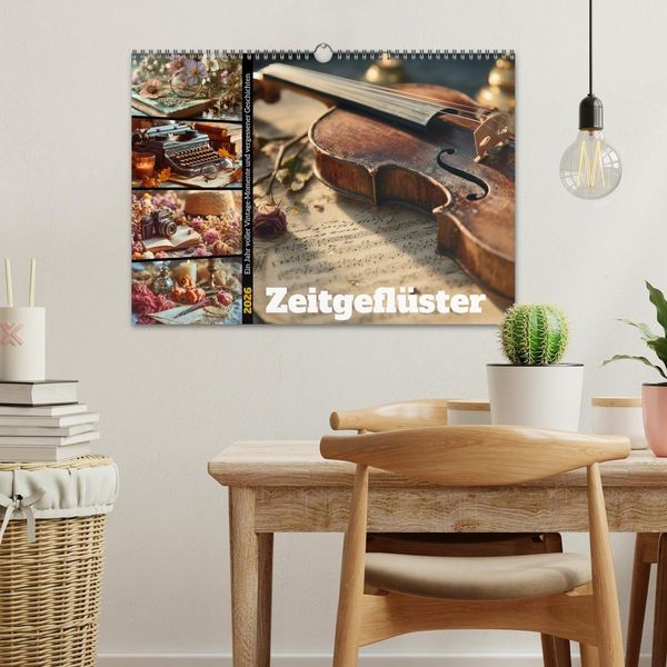 Produktbild: Zeitgefl&uuml;ster (Wandkalender 2026 DIN A3 quer), CALVENDO Monatskalender