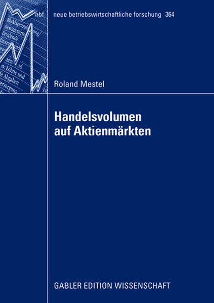 Handelsvolumen auf Aktienmärkten, Taschenbuch von Roland Mestel, Betriebswirtschaftlicher Verlag Gabler, 9783835009820