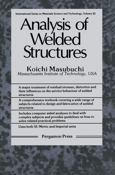 Produktbild: Analysis of Welded Structures