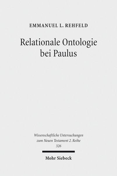 Produktbild: Relationale Ontologie bei Paulus