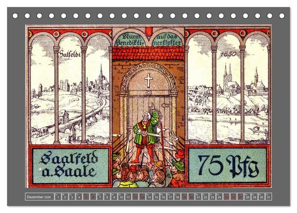 Produktbild: Gru&szlig; aus Saalfeld an der Saale (Tischkalender 2026 DIN A5 quer), CALVENDO Monatskalender