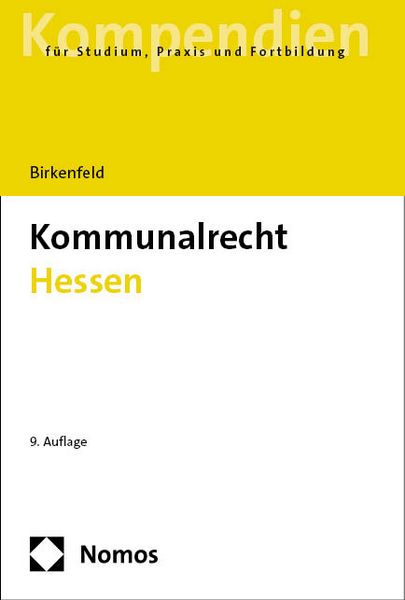 Produktbild: Kommunalrecht Hessen
