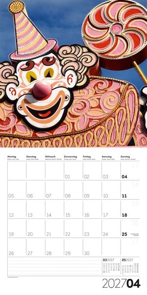 Produktbild: Die Farbe Pink Kalender 2027 - 30x30 - Art12