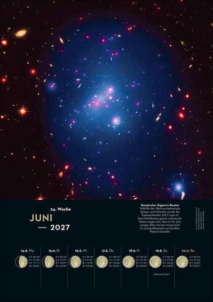 Produktbild: KOSMOS Himmelsjahr Wochen-Kulturkalender 2027 - Der Wandkalender f&uuml;r jede Woche