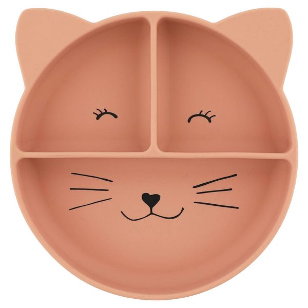 Produktbild: Silikon-Esslernteller mit Saugnapf - Mrs. Cat