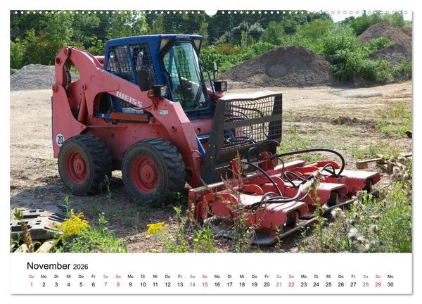 Produktbild: Baumaschinen mit Patina (hochwertiger Premium Wandkalender 2026 DIN A2 quer), Kunstdruck in Hochglanz