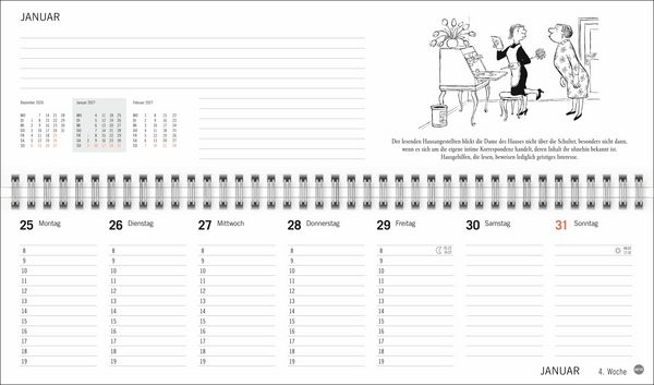 Produktbild: Loriot B&uuml;roplaner 2027