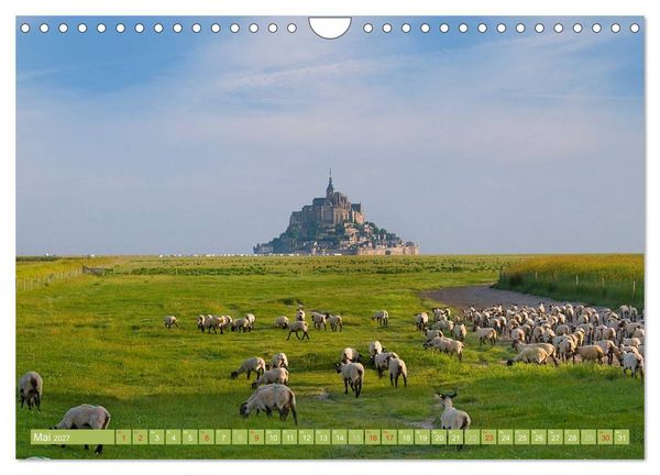 Produktbild: Quer durch die Normandie (Wandkalender 2027 DIN A4 quer), CALVENDO Monatskalender