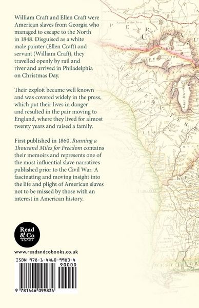 Produktbild: Running a Thousand Miles for Freedom - The Escape of William and Ellen Craft from Slavery;With an Introductory Chapter by Frederick Douglass