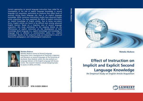 Produktbild: Effect of Instruction on Implicit and Explicit Second Language Knowledge