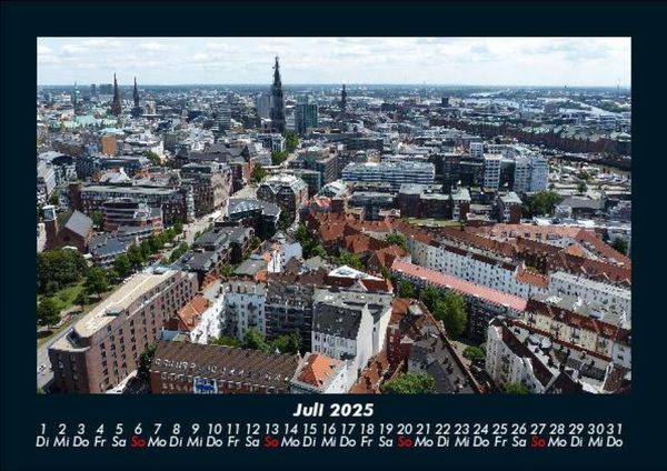 Produktbild: Hamburg 2025 Fotokalender DIN A5