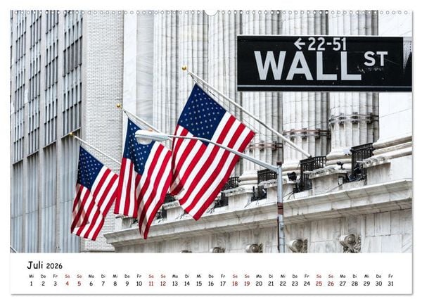 Produktbild: New York City - Atemberaubende Ansichten (Wandkalender 2026 DIN A2 quer), CALVENDO Monatskalender