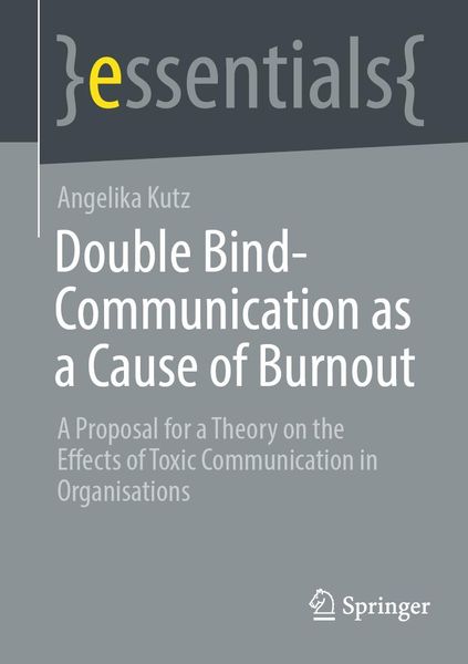 Produktbild: Double Bind-Communication as a Cause of Burnout
