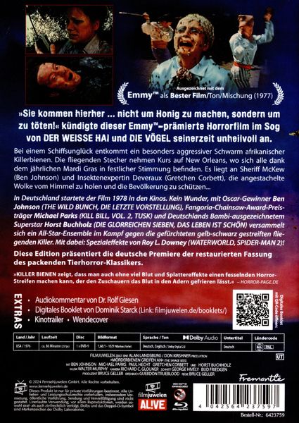 Produktbild: Killerbienen I - Die M&ouml;rderbienen greifen an (The Savage Bees) (Filmjuwelen)