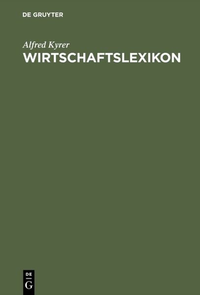 Produktbild: Wirtschaftslexikon