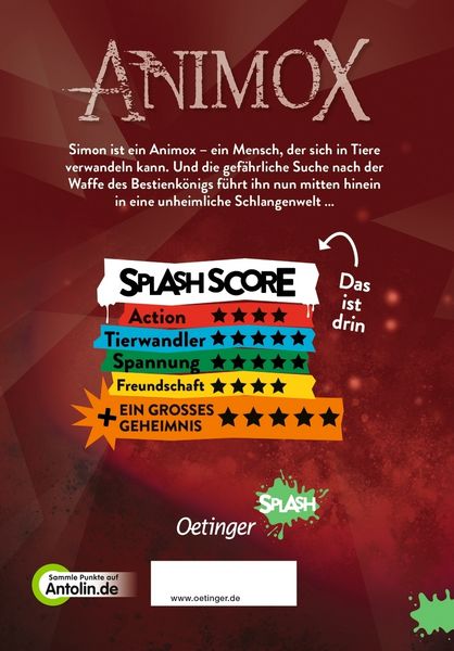 Produktbild: Animox als Comic-Roman 2. Das Auge der Schlange