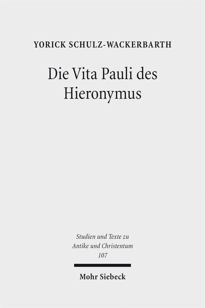 Produktbild: Die Vita Pauli des Hieronymus