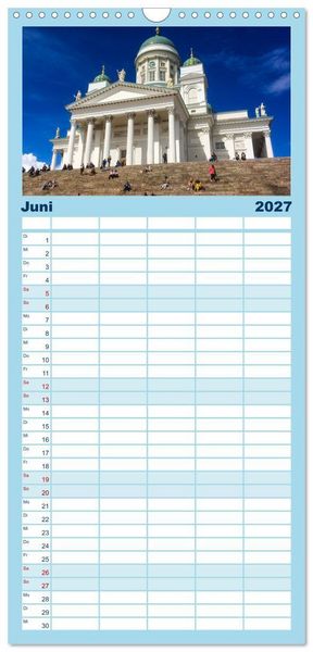 Produktbild: Familienplaner 2027 - Kreuzfahrtpiraten mit 5 Spalten (Wandkalender, 21 x 45 cm) CALVENDO