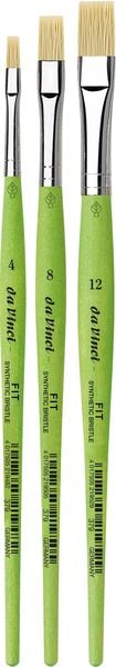 Produktbild: da Vinci Pinselset FIT SYNTHETIC BRISTLE, Borstpinsel, gr&uuml;n, 3er Set