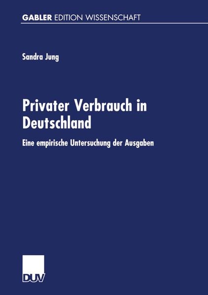 Produktbild: Privater Verbrauch in Deutschland
