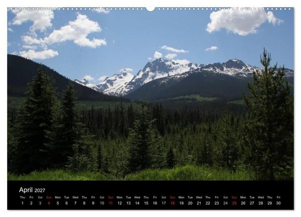 Produktbild: From Pacific to the Mountains 2027 (High Quality Premium Wall Calendar 2027 DIN A2 landscape),CALVENDO 12 Month Wall Calendar
