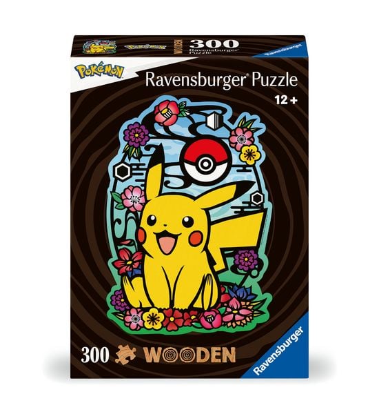 Produktbild: Wooden Puzzle 300 Teile - Pok&eacute;mon Pikachu