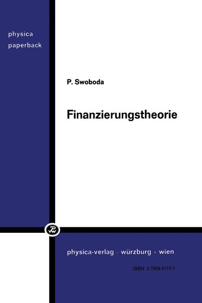 Produktbild: Finanzierungstheorie