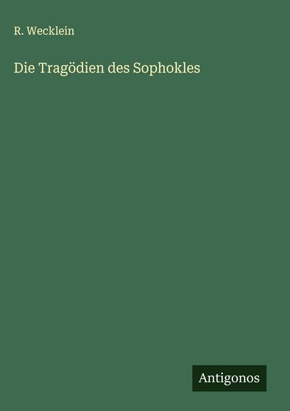 Produktbild: Die Trag&ouml;dien des Sophokles