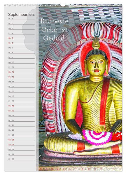 Produktbild: Tempelsch&auml;tze (Wandkalender 2026 DIN A2 hoch), CALVENDO Monatskalender