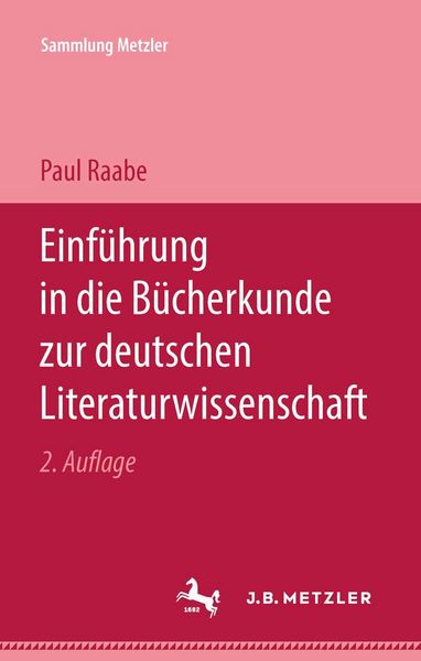 Produktbild: Einf&uuml;hrung in die B&uuml;cherkunde zur deutschen Literaturwissenschaft