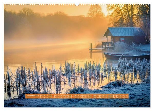 Produktbild: Malerische Seenlandschaft (hochwertiger Premium Wandkalender 2027 DIN A2 quer), Kunstdruck in Hochglanz