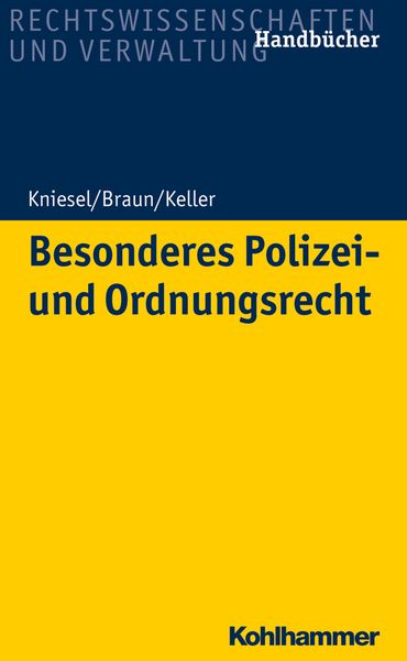 Produktbild: Besonderes Polizei- und Ordnungsrecht