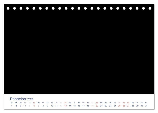 Produktbild: Farbiger Bastelkalender (Tischkalender 2026 DIN A5 quer), CALVENDO Monatskalender
