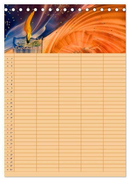 Produktbild: Bl&uuml;tenzauber - Familienplaner 2027 (Tischkalender 2027 DIN A5 hoch), CALVENDO Monatskalender