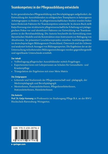 Produktbild: Teamkompetenz in der Pflegeausbildung entwickeln