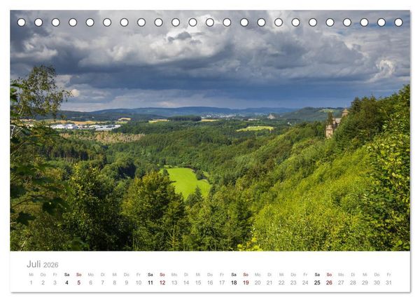 Produktbild: Sch&ouml;nes Sauerland (Tischkalender 2026 DIN A5 quer), CALVENDO Monatskalender