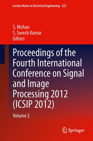 Produktbild: Proceedings of the Fourth International Conference on Signal and Image Processing 2012 (ICSIP 2012)