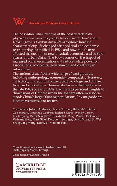 Produktbild: Urban Spaces in Contemporary China