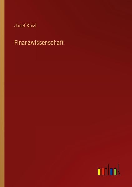Produktbild: Finanzwissenschaft