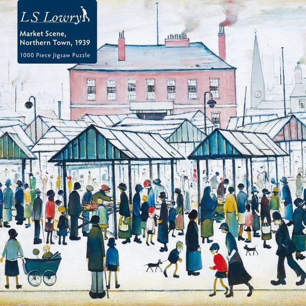 Produktbild: Puzzle - S. Lowry. : Marktszene in der Nordstadt